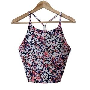Old Navy Floral Active Crop Top Size‎ Large